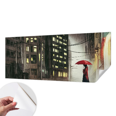 Fototapeta s motivom kišnog grada