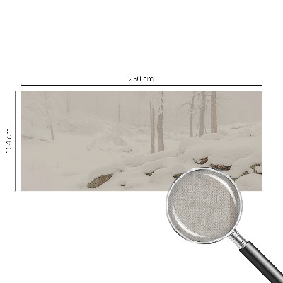 Samoljepljiva foto tapeta Snježna šuma