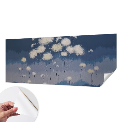 Dječja fototapeta s motivom bijelih maslačaka