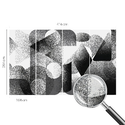 Foto tapeta za dječju sobu Geometrijski oblici
