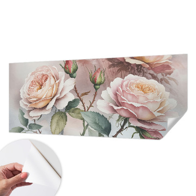 Samoljepljiva fototapeta Pastelne ruže