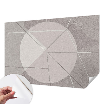 Zidna tapeta s apstraktnim geometrijskim uzorkom