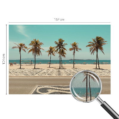 Samoljepljiva fototapeta za dnevni boravak Plaža s palmama