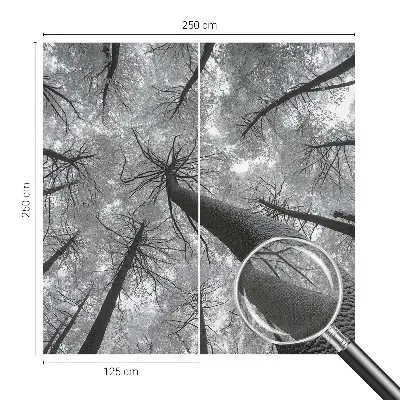 Samoljepljiva fototapeta za spavaću sobu sa motivom zimskog krajolika