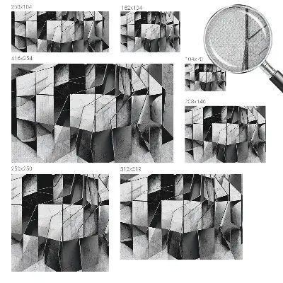 Samoljepljiva fototapeta s motivom geometrijske apstrakcije