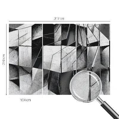 Samoljepljiva fototapeta s motivom geometrijske apstrakcije