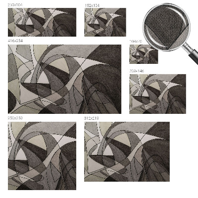 Samoljepljiva fototapeta za dnevni boravak Geometrijska apstrakcija