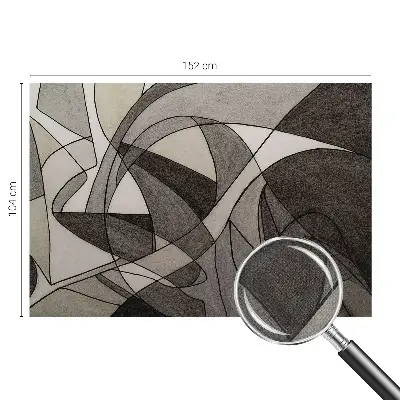 Samoljepljiva fototapeta za dnevni boravak s motivom geometrijske apstrakcije
