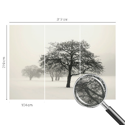 Dječja foto tapeta Zimsko drveće