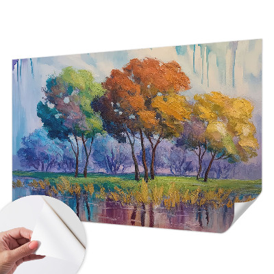 Foto tapeta s apstraktnim motivom stabla