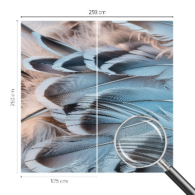 Dječja fototapeta Plavo perje