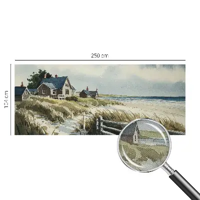 Fototapeta za dječju sobu s motivom dinosaura na plaži