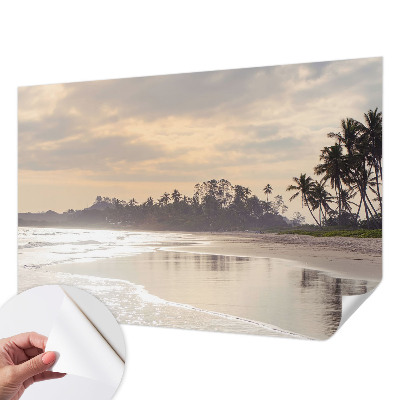 Foto tapeta za dječju sobu s motivom jutra na plaži
