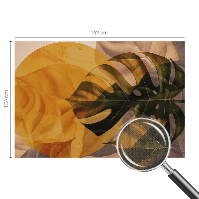 Foto tapeta za dječju sobu Apstraktno lišće