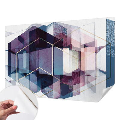 Foto tapeta za dječju sobu Geometrijske kocke