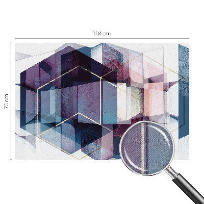 Foto tapeta za dječju sobu Geometrijske kocke