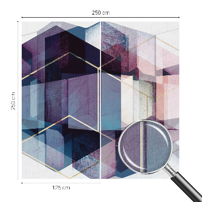 Foto tapeta za dječju sobu Geometrijske kocke