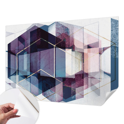 Foto tapeta za dječju sobu Geometrijske kocke