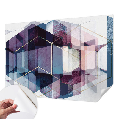 Foto tapeta za dječju sobu Geometrijske kocke