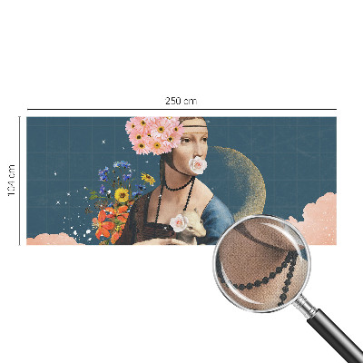 Foto tapeta s cvjetnim motivom u elegantnom dizajnu