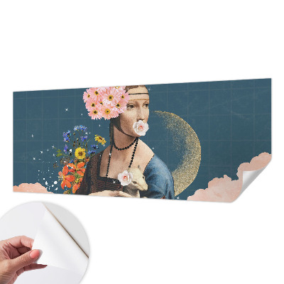 Foto tapeta s cvjetnim motivom u elegantnom dizajnu