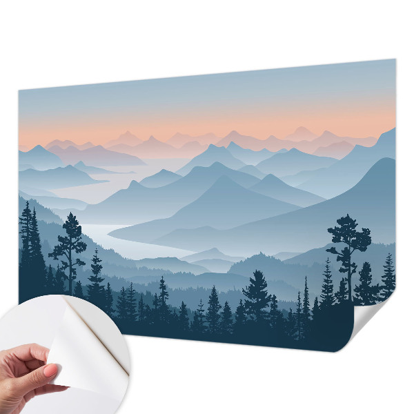 Dječja foto tapeta Planinska panorama