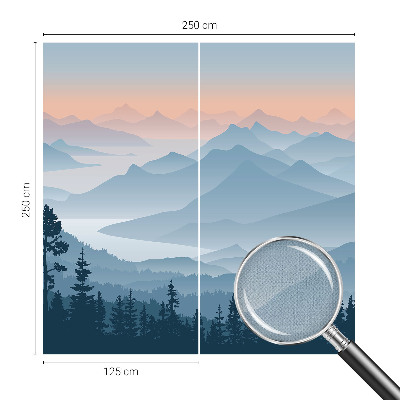 Dječja foto tapeta Planinska panorama