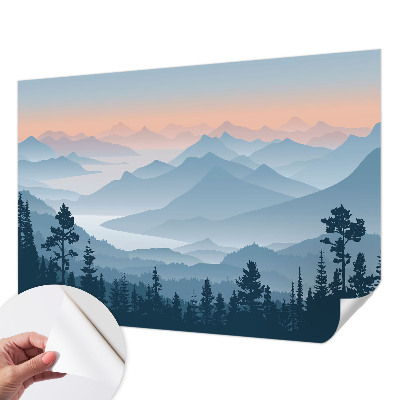 Dječja foto tapeta Planinska panorama