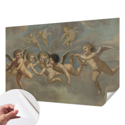 Foto tapeta za dječju sobu s motivom anđeoskih figura