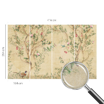 Samoljepljiva fototapeta za spavaću sobu Cvjetni detalji