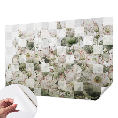 Samoljepljiva fototapeta Uzorci lotosa