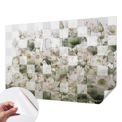 Samoljepljiva fototapeta Uzorci lotosa