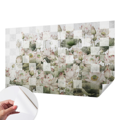 Samoljepljiva fototapeta Uzorci lotosa