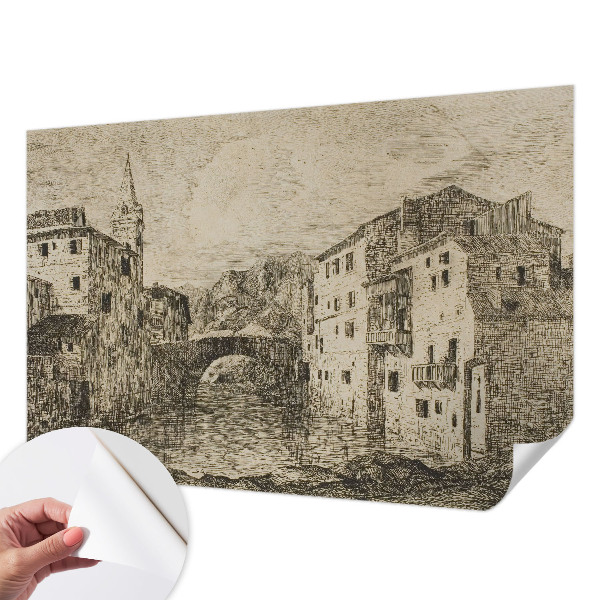 Foto tapeta za dječju sobu Panorama grada