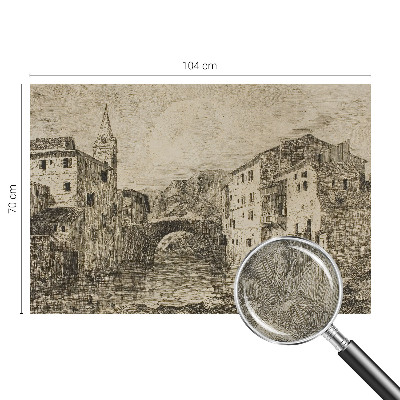 Foto tapeta za dječju sobu Panorama grada