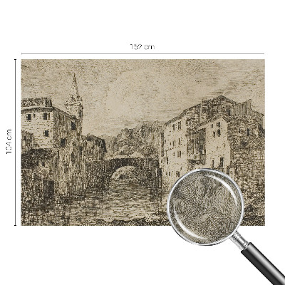 Foto tapeta za dječju sobu Panorama grada