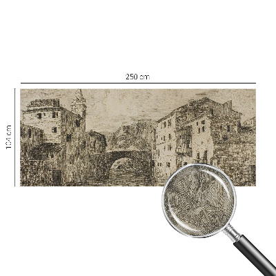 Foto tapeta za dječju sobu Panorama grada