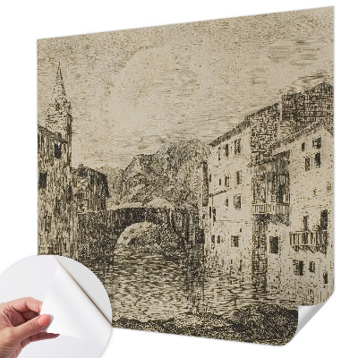 Foto tapeta za dječju sobu Panorama grada