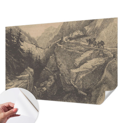 Samoljepljiva fototapeta za dnevni boravak Slikovite planine