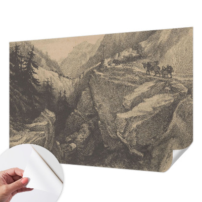Samoljepljiva fototapeta za dnevni boravak Slikovite planine