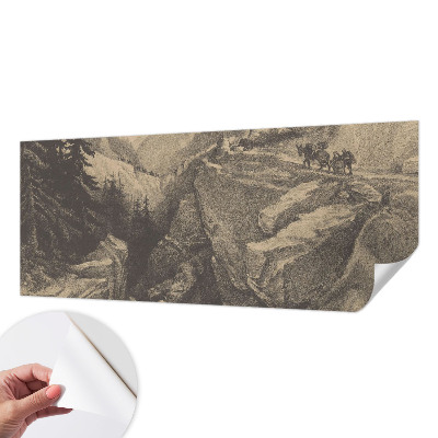 Samoljepljiva fototapeta za dnevni boravak Slikovite planine