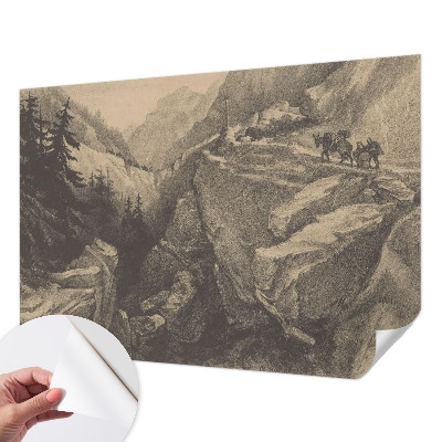 Samoljepljiva fototapeta za dnevni boravak Slikovite planine