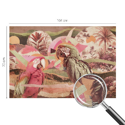 Foto tapeta za dječju sobu Tropske ptice