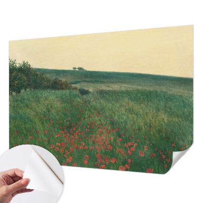 Samoljepljiva foto tapeta Polja maka