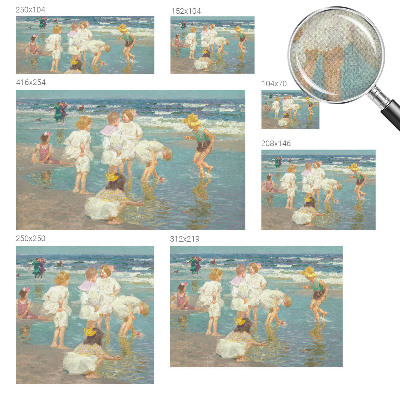 Samoljepljiva fototapeta za spavaću sobu Djetinjstvo na plaži