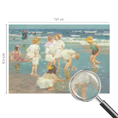 Samoljepljiva fototapeta za spavaću sobu Djetinjstvo na plaži