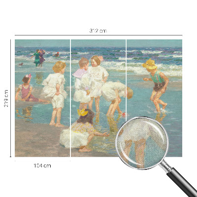Samoljepljiva fototapeta za spavaću sobu Djetinjstvo na plaži