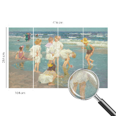 Samoljepljiva fototapeta za spavaću sobu Djetinjstvo na plaži
