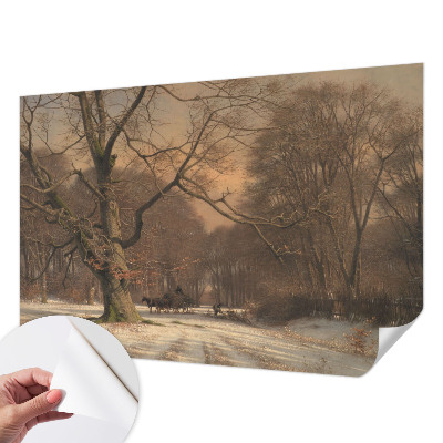 Dječja foto tapeta Zimski krajolik
