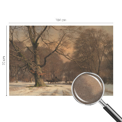 Dječja foto tapeta Zimski krajolik